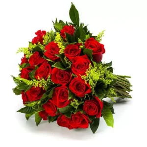 Buquê 24 Rosas vermelhas
