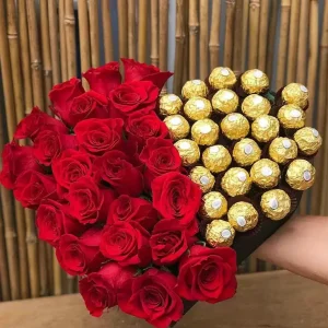 Coração com Rosas e Ferrero G