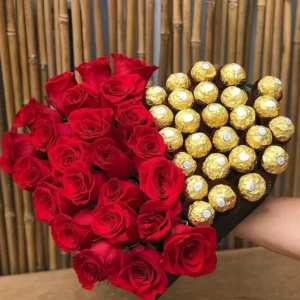 Coração com Rosas e Ferrero G