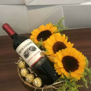 Wine coração Girassol